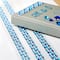 12 Packs: 3 ct. (36 total) Blue & White Rhinestone Borders by Recollections™
